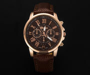 Casual Fashion Belt Men's Watch Roman Digital Dial - Luxury Fashion London