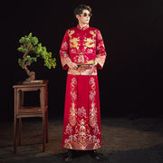 Men's And Women's Suits Embroidered Kimono Chinese Wedding Couples - Luxury Fashion London