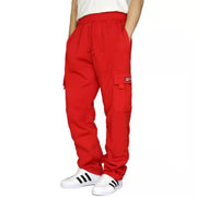 Men Pants Sweatpants Stretch Elastic Waist Jogger Sports Pants Drawstring Trousers Fashion Mens Clothing - Luxury Fashion London