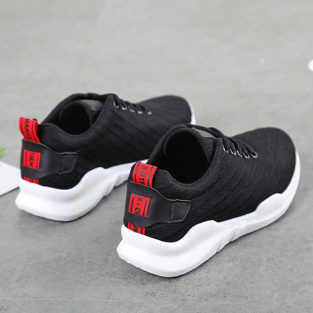 Korean Style Breathable Knitted Sneakers For Women - Luxury Fashion London