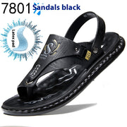 Men's Fashion Latex Soft Bottom Flip Sandals - Luxury Fashion London