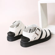 Women's Roman Open Toe Beach Shoes Platform Buckle Sandals - Luxury Fashion London