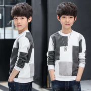 Boys' Autumn Long-sleeved T-shirts For Big Boys And Girls Luxury Fashion London