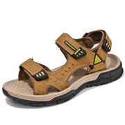 Breathable Men's Sandals Non-slip Top Layer Cowhide Luxury Fashion London