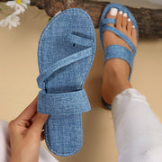 Summer New Fashion Sports And Leisure Toe Covering Women's Slippers - Luxury Fashion London