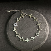 Cross Bracelet For Men And Women Retro Hip Hop - Luxury Fashion London