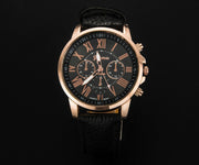 Casual Fashion Belt Men's Watch Roman Digital Dial - Luxury Fashion London