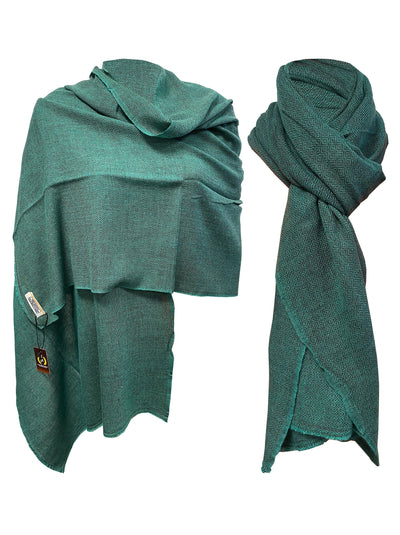 LUXURY HANDMADE CASHMERE mint scarf natural super soft winter shawl unisex trending scarf Xmas gift for him and her Fathers days gift - Luxury Fashion London
