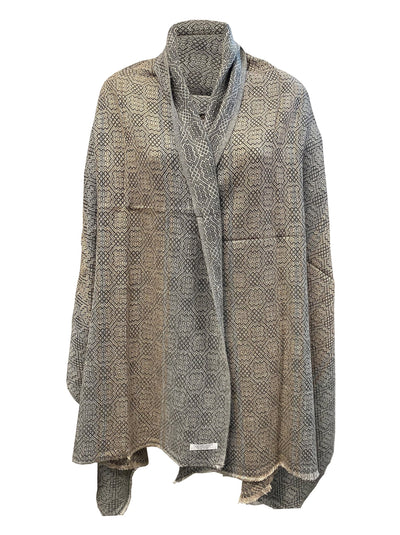 LUXURY HANDMADE Grey CASHMERE scarf light super soft colour shawl unisex movie blanket high quality  cashmere wrap - Luxury Fashion London